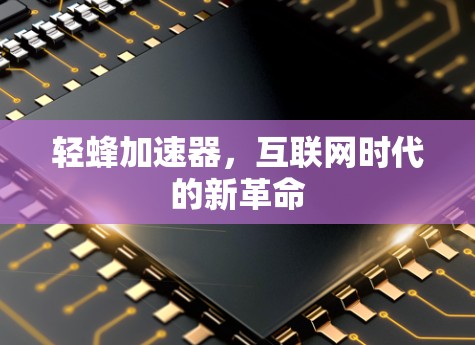 轻蜂加速器，互联网时代的新革命