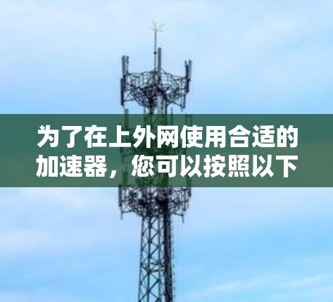 为了在上外网使用合适的加速器，您可以按照以下步骤进行