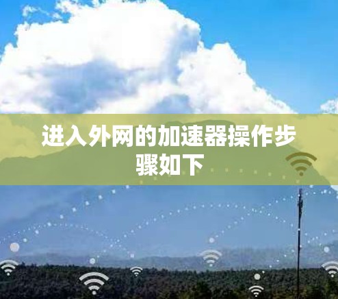 进入外网的加速器操作步骤如下