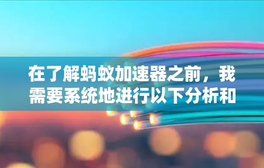 在了解蚂蚁加速器之前,我需要系统地进行以下分析和评估 在了解蚂蚁加速器之前,我需要系统地进行以下分析和评估